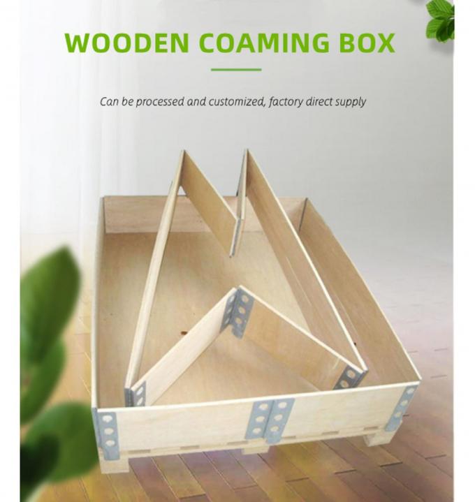 Big Packing Tools Wooden Box Steel Side Box From China