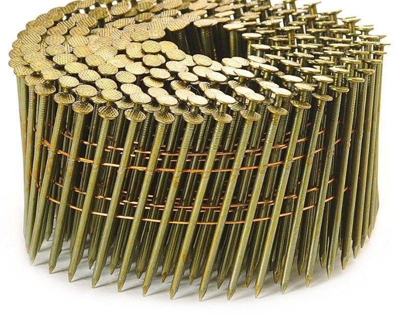 0.083 * 2 بوصة الملفوق المسالك المسمار اللون الأبيض خيوط الطلاء أظافر شيك لأخشاب البليت
