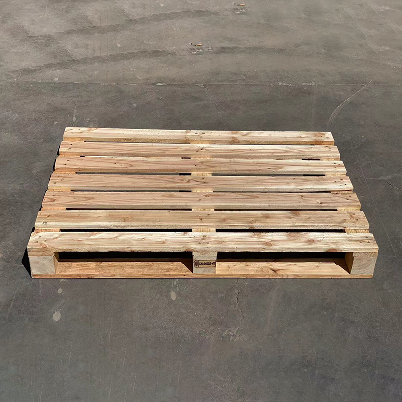 Wooden Industrial Grade Hardwood Shipping Pallet Durable Reusable Stackable Easy Handle Commercial Floor Pallet